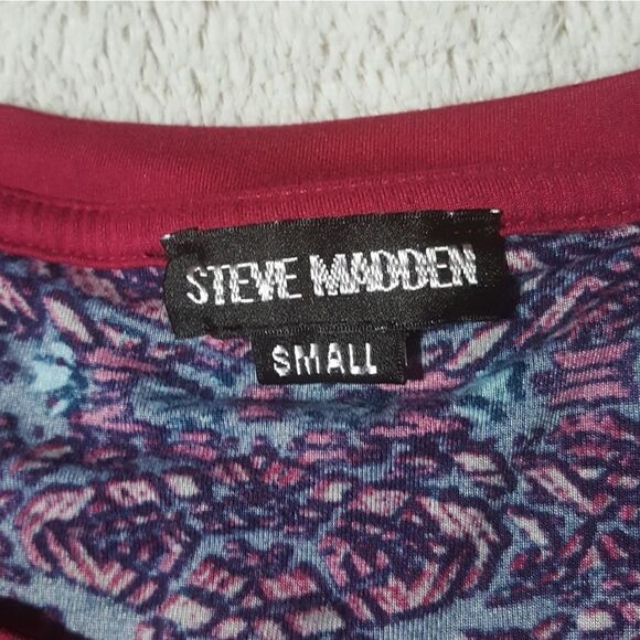 Steve Madden Pajama Top Long Sleeve Women’s Size Small - Picture 5 of 6